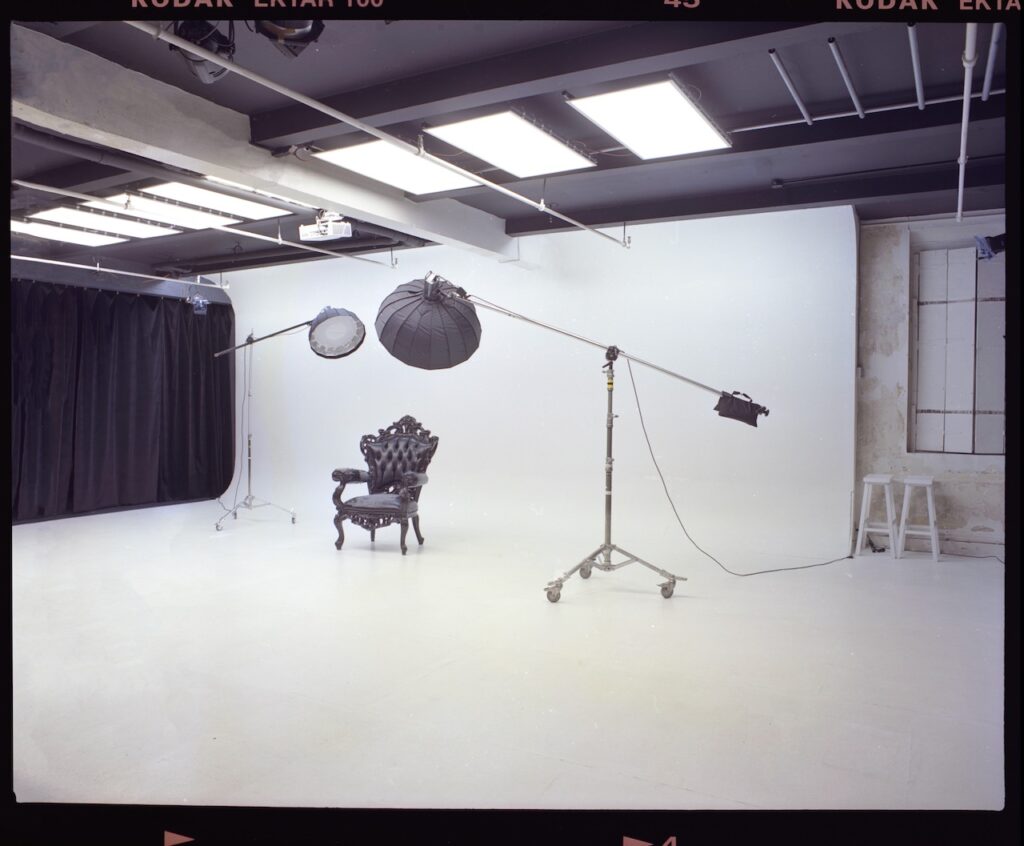 photo shoot in the studio